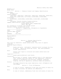 Material Safety Data Sheet Bromine, p.a. MSDS# 95925 Section 1