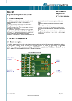 AS5132 AB Datasheet - Mouser Electronics