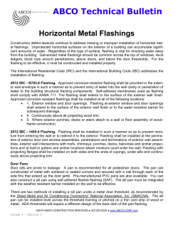 ABCO Technical Bulletin
