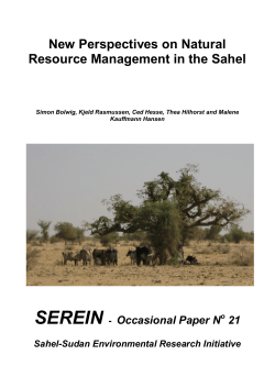 New Perspectives on Natural Resource - LaSyRe