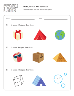 Faces, Edges and Vertices
