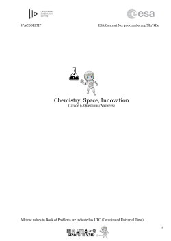 Chemistry, Space, Innovation