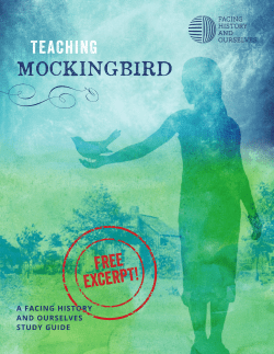 mockingbird - Facing History and Ourselves