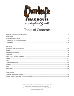 Seafood Grille - Charley`s Steak House