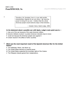 HIST-USII Exam #0 PennMMS/SOL 5a - PurpleHistoryWiki