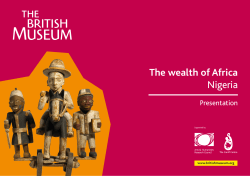 The wealth of Africa Nigeria
