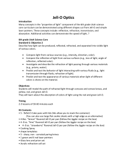 Jell-O Optics - MRSEC