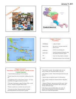 CENTRAL AMERICA and The CARIBBEAN