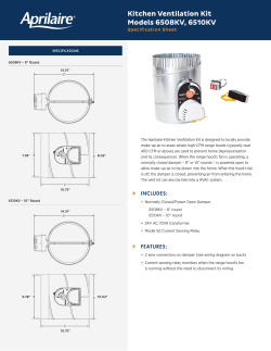 RP 273008 3042 Kitchen Vent Consumer Spec