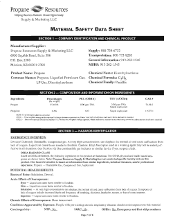 Propane MSDS - Disanto Autogas