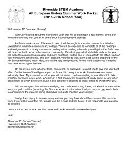 10th Grade AP European History