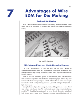 Advantages of Wire EDM for Die Making