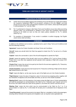 Terms and conditions