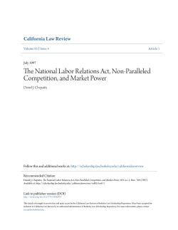 The National Labor Relations Act, Non