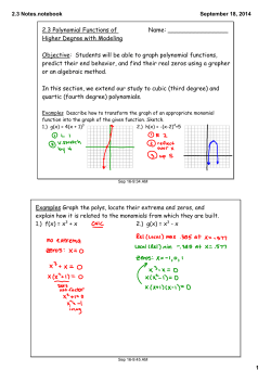 2.3 Notes.notebook - Perry Local Schools
