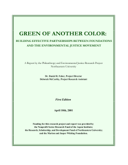 green of another color - Northeastern University