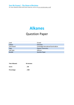 Alkanes - SAVE MY EXAMS!