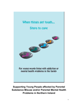 Supporting Young People affected by Parental Substance Misuse