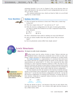 Lewis Structures