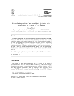 The sufficiency of the `lens condition` for factor price equalization in