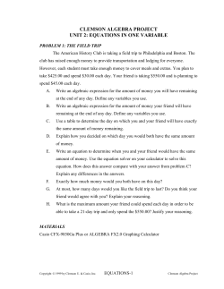 Problem 1 - Casio Education