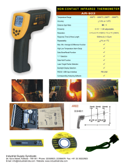 Infrared Thermometer 2200 Degree Centigrade