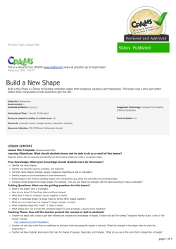 Build a New Shape