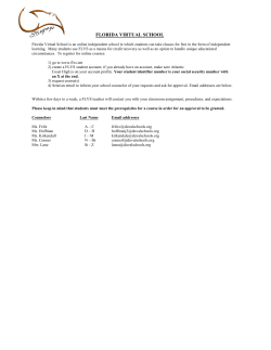 FLORIDA VIRTUAL SCHOOL