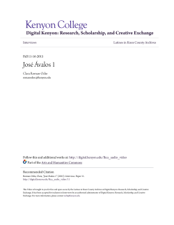 Jos&eacute; &Aacute;valos 1 - Digital Kenyon