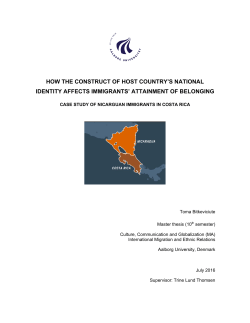 how the construct of host country`s national identity affects