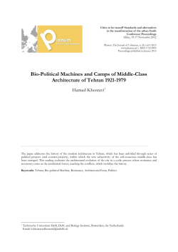 Bio-Political Machines and Camps of Middle