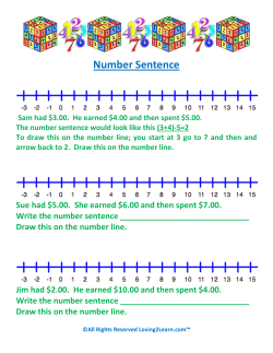 Number Sentence