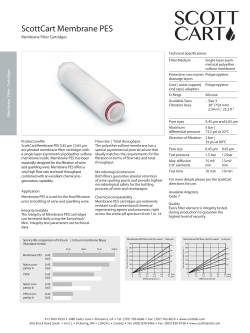 ScottCart Membrane PES TDS