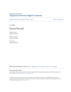 - Chapman University Digital Commons