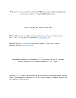 A Nonparametric Approach to Estimate Multiproduct and Product