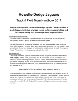 2017 Team Rules and Expectations