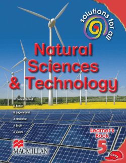 Solutions for all Natural Sciences and Technology Grade 5