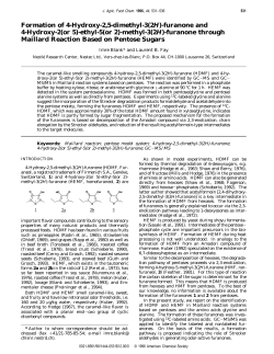 Formation of 4-Hydroxy-2,5-dimethyl-3(2H)