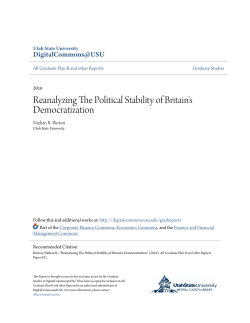 Reanalyzing The Political Stability of Britain`s Democratization