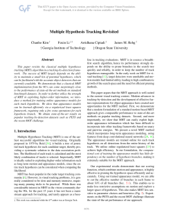 Multiple Hypothesis Tracking Revisited