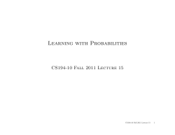 CS194 Fall 2011 Lect.. - People @ EECS at UC Berkeley