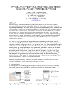 integrating structural and hydrologic design considerations
