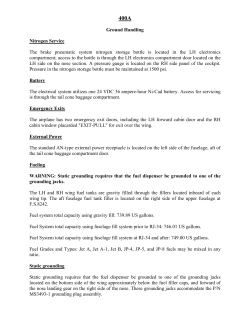 Ground Handling Nitrogen Service The brake pneumatic system