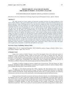 profitability analysis of grapes orchards in pishin: an ex