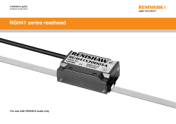 RGH41 series readhead - Renishaw resource centre