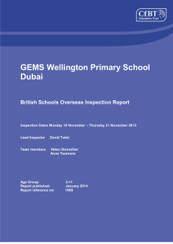 GEMS Wellington Primary School Dubai