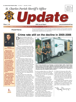 Sheriff`s Update 2006 - St.Charles Parish Sheriff`s