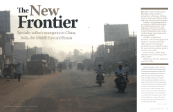 The New Frontier - Specialty coffee`s emergence in China, India, the