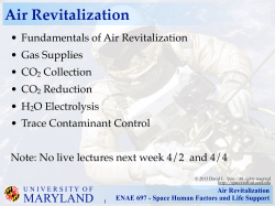 Air Revitalization
