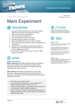 Mars Experiment